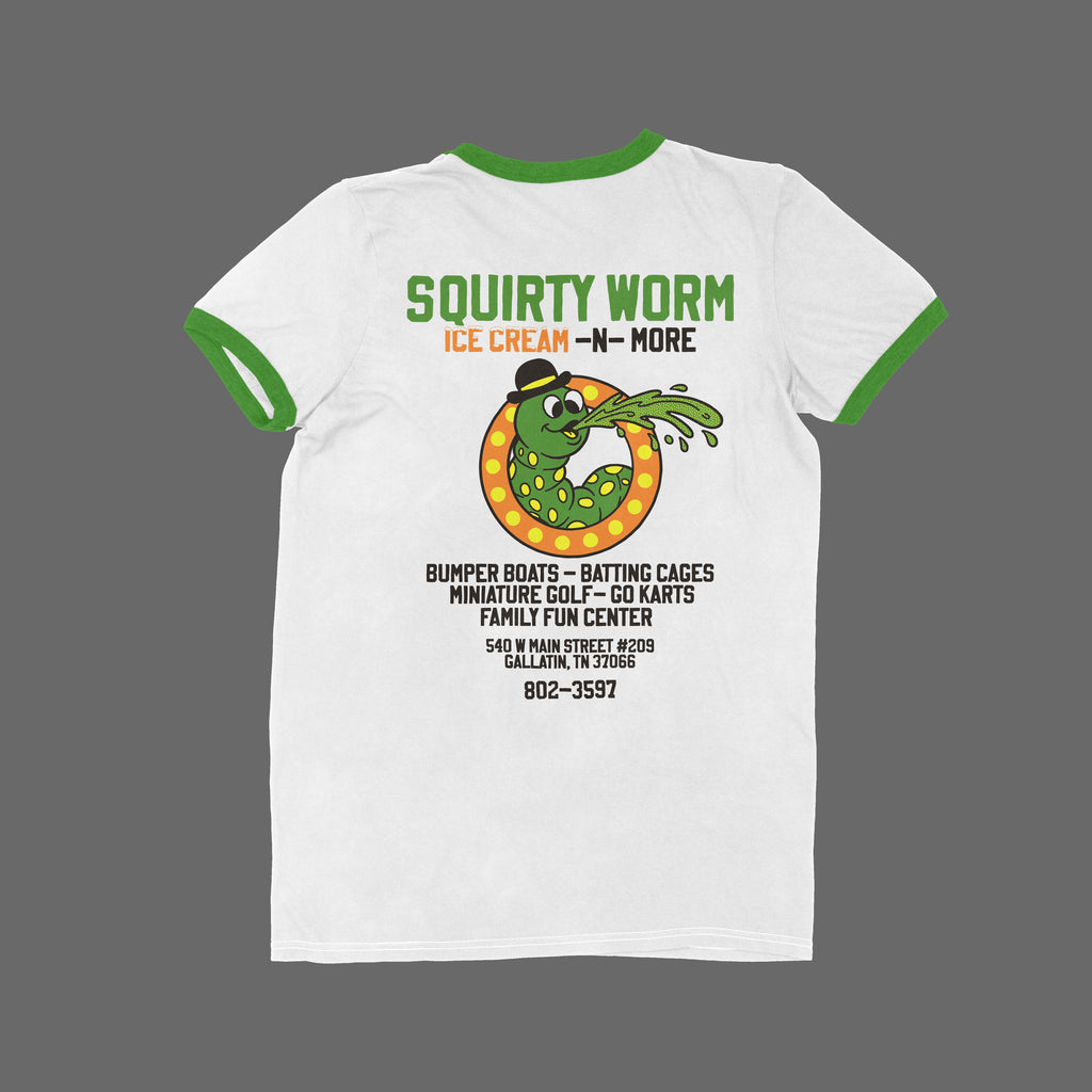 SQUIRTY WORM STAFF SHIRT