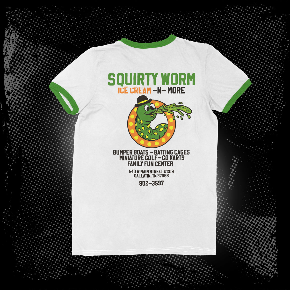 SQUIRTY WORM STAFF SHIRT